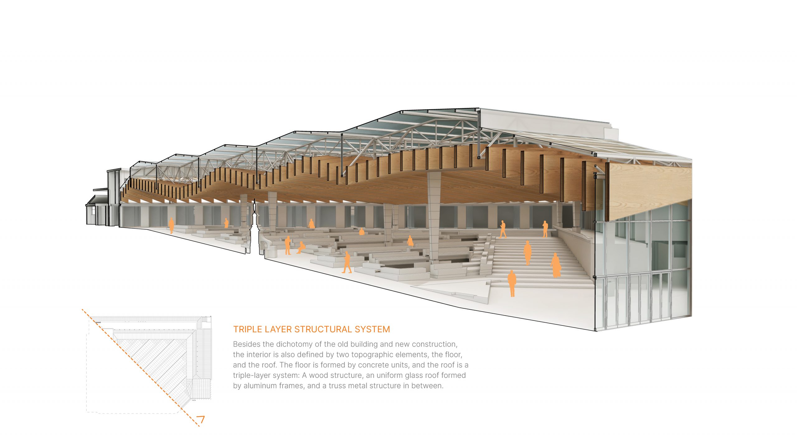 44 Triple Layer Structural System - Braga City Market