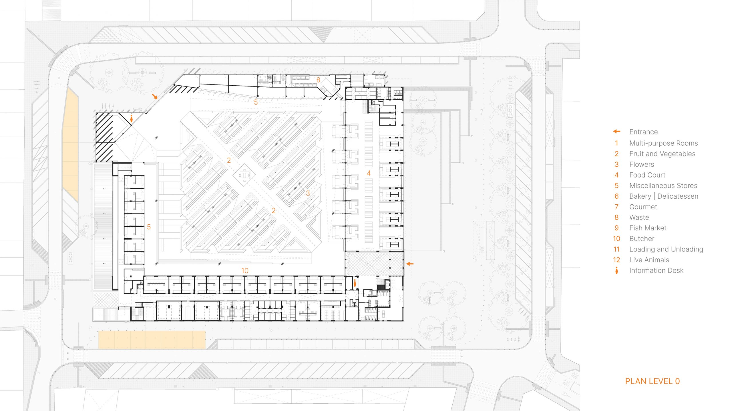 48 Plan Level 0 - Braga City Market