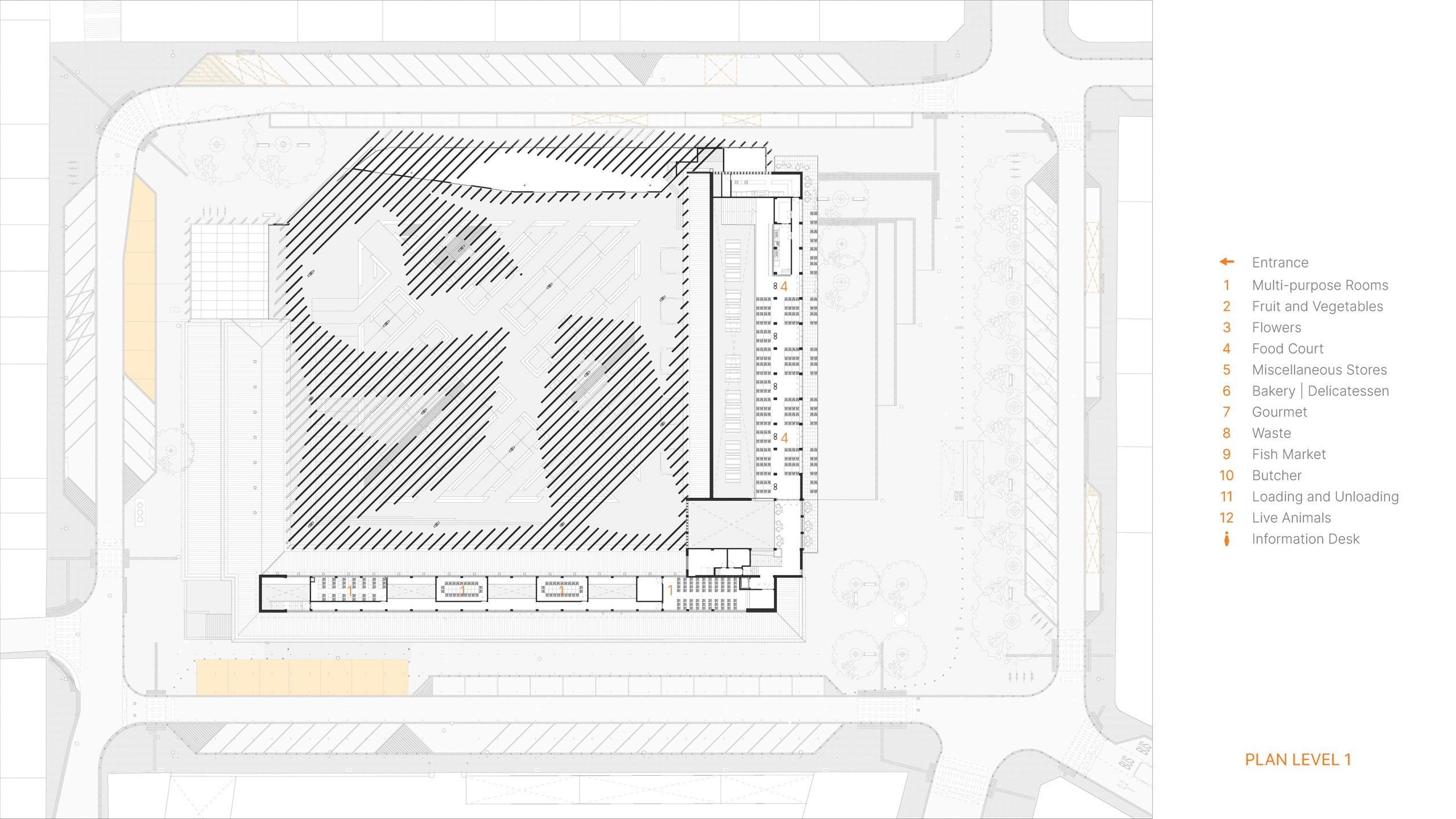49 Plan Level 1 - Braga City Market