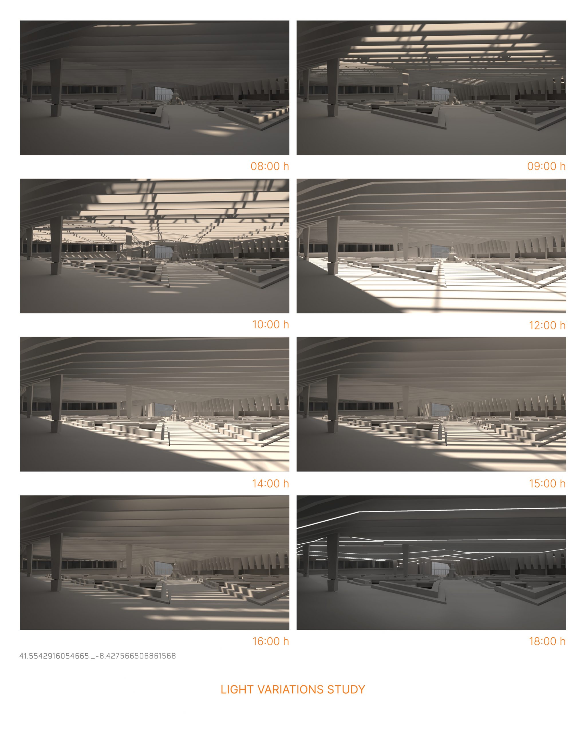 58 Light Variations Study - Braga City Market